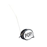 KATE SPADE POP CLUTCH CROSSBODYS BLACK/WHITE
