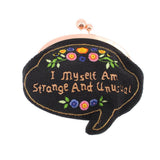 SOPHIA WEBSTER BEADED QUOTE CROSSBODYS BLACK