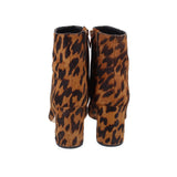 SAM EDELMAN CALF HAIR BOOTS LEOPARD 7 US