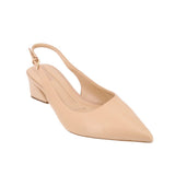 FRANCO SARTO SLINGBACK HEELS NUDE 10 US