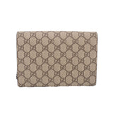 GUCCI DIONYSUS WALLET ON CHAIN CROSSBODYS TAN