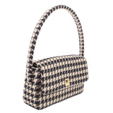 ANINE BING NICO SHOULDER BAGS HOUNDSTOOTH