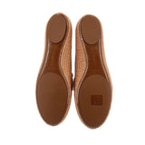 GIANVITO ROSSI WOVEN LOAFERS TAN 8 US