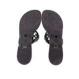 TORY BURCH MILLER SANDALS BLACK 7.5 US