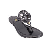 TORY BURCH MILLER SANDALS BLACK 7.5 US