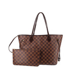 LOUIS VUITTON NEVERFULL MM TOTES DAMIER EBENE