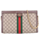 GUCCI OPHIDIA MEDIUM SHOULDER BAGS TAN
