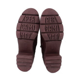 CAMPER LEATHER BOOTIES MAROON 38 EU | 7 US