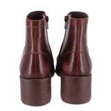 CAMPER LEATHER BOOTIES MAROON 38 EU | 7 US