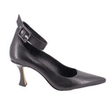 GIANNI BINI LEATHER HEELS BLACK 9 US