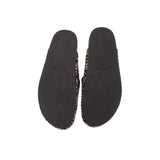 TORY BURCH T MONOGRAM MULE FLATS BLACK 10 US