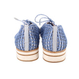 STUART WEITZMAN OXFORD LOAFERS BLUE 38 EU | 7.5 US