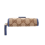 GUCCI ZIP WALLETS BLUE