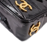 CHANEL PATENT TIMELESS TOTES BLACK