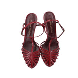 TAMARA MELLON HEELED SANDALS RED 40.5 EU | 9 US