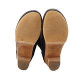 NO. 6 5" PULL ON SHEARLING CLOG BOOTS BLACK 37 EU | 7 US