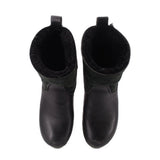NO. 6 5" PULL ON SHEARLING CLOG BOOTS BLACK 37 EU | 7 US