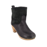 NO. 6 5" PULL ON SHEARLING CLOG BOOTS BLACK 37 EU | 7 US