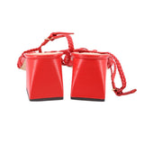 J CREW HEELED SANDALS RED 10 US