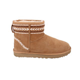 UGG SUEDE BOOTIES BROWN 10 US