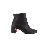CHRISTIAN LOUBOUTIN LEATHER BOOTIES BLACK 7 US