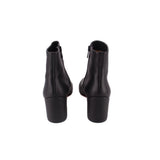 LOUBOUTIN LEATHER BOOTIES BLACK 7 US