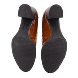 CLARKS PATENT HEELS BROWN 8.5 US