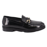 JONAK LEATHER LOAFERS BLACK 9.5 US