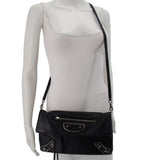 BALENCIAGA ENVELOPE CITY CROSSBODYS BLACK