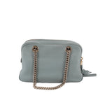 GUCCI SOHO CHAIN SHOULDER BAGS TEAL