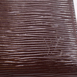 Epi leather texture detail on burgundy zip wallet, fine horizontal grain