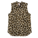 EQUIPMENT LEOPARD TOPS TAN M