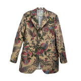 ETRO PRINT BLAZERS TAN M