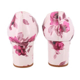 KATE SPADE MADELAINE FLORAL HEELS PINK 10 US