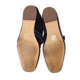 J CREW VELVET MARY JANE FLATS NAVY 11 US