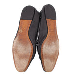 VINCE KALI GATHERED LEATHER FLATS BLACK 41 EU | 11 US
