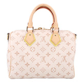 LOUIS VUITTON SPEEDY 25 BANDOULIERE DUNE HANDLE BAG MONOGRAM