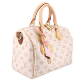 LOUIS VUITTON SPEEDY 25 BANDOULIERE DUNE HANDLE BAG MONOGRAM