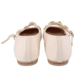 DOLCE VITA LEATHER FLATS CREAM 9 US