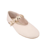 DOLCE VITA LEATHER FLATS CREAM 9 US