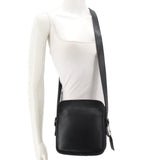 COACH RECONDITIONED CAMERA ZIP CROSSBODYS BLACK