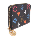 LOUIS VUITTON GAME ON ZIPPY COIN PURSE WALLETS MONOGRAM/BLACK