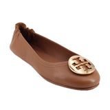 TORY BURCH LEATHER FLATS NUDE 8.5 US