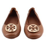 TORY BURCH LEATHER FLATS NUDE 8.5 US