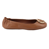 TORY BURCH LEATHER FLATS NUDE 8.5 US