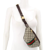 GUCCI OPHIDIA SMALL BELT BAGS TAN/WEB