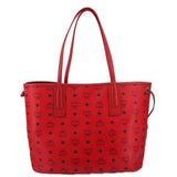 MCM LIZ SHOPPER TOTES RED