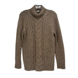 LAFAYETTE 148 CABLE SWEATERS BROWN S