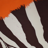 HERMES ZEBRA PEGASUS SCARVES ORANGE