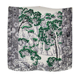 HERMES SIESTE AU PARADIS SCARVES BLACK/GREEN